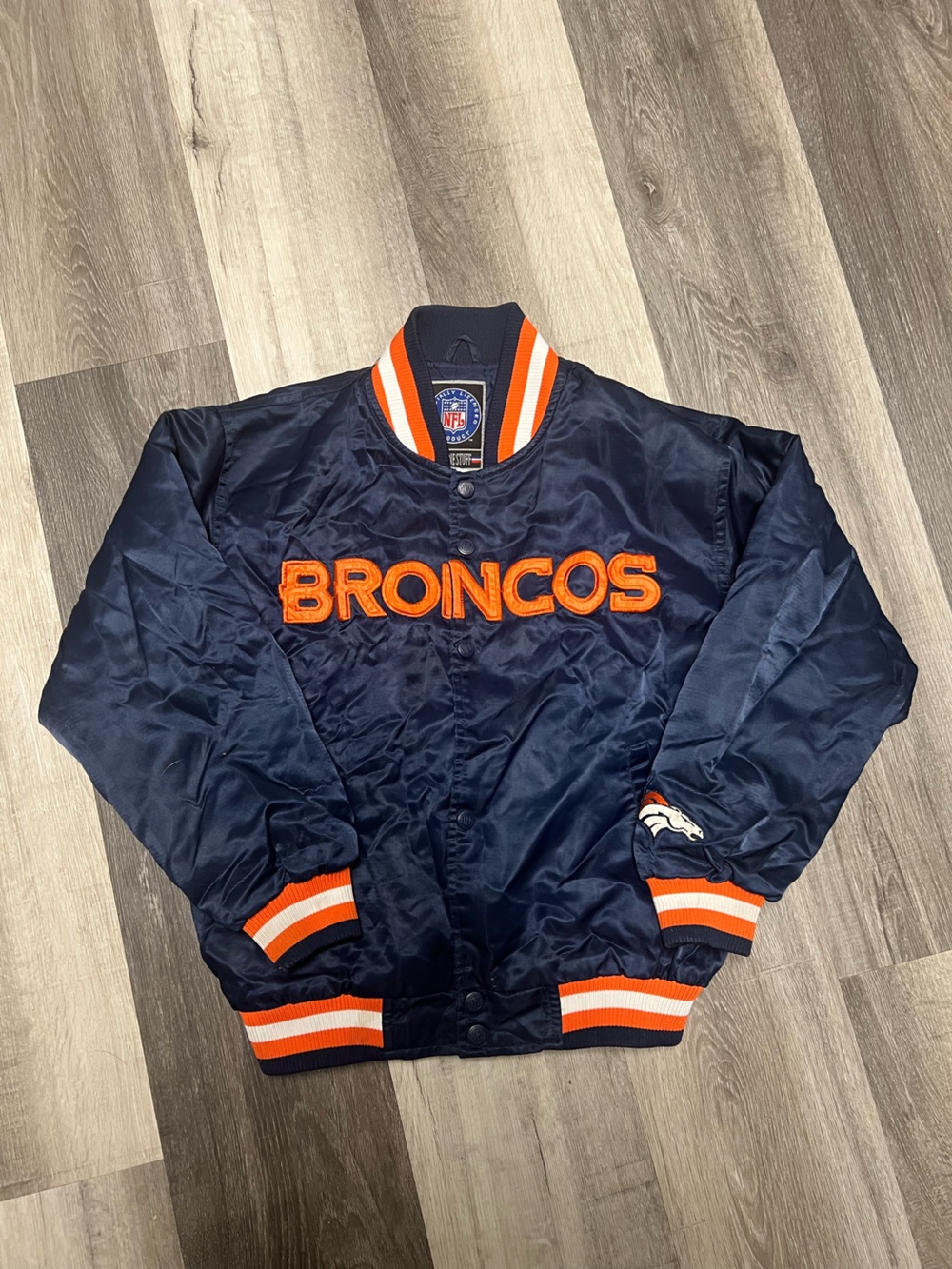 NFL Vintage Broncos Jacket button-up